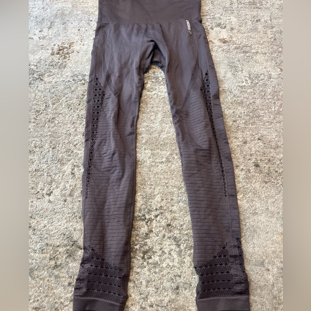 Gymshark Gray Textured Leggings Size XS